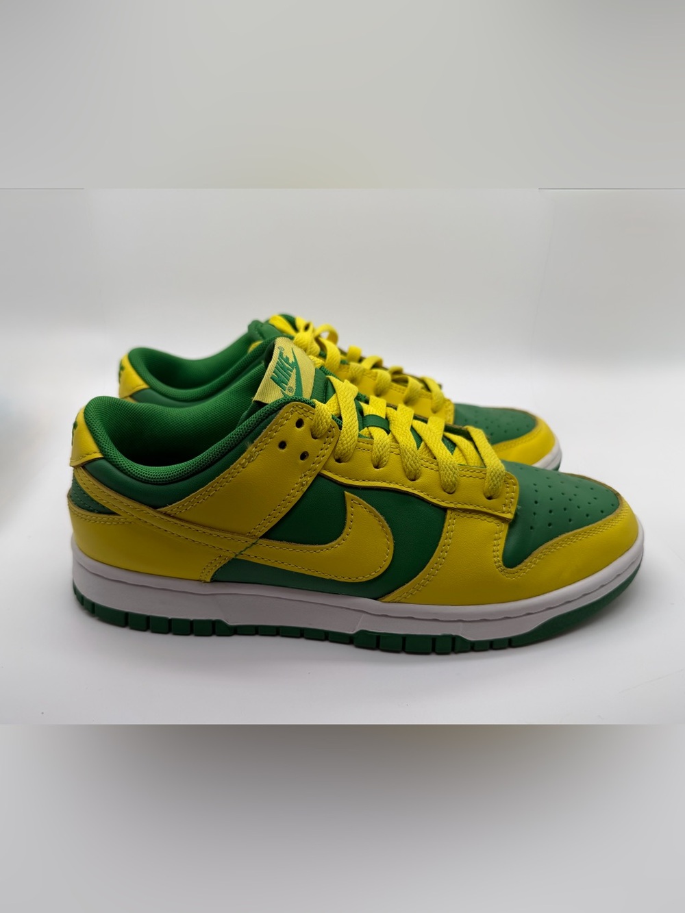 Nike Kids Low “Reverse Low” Sneakers in Yellow & Green